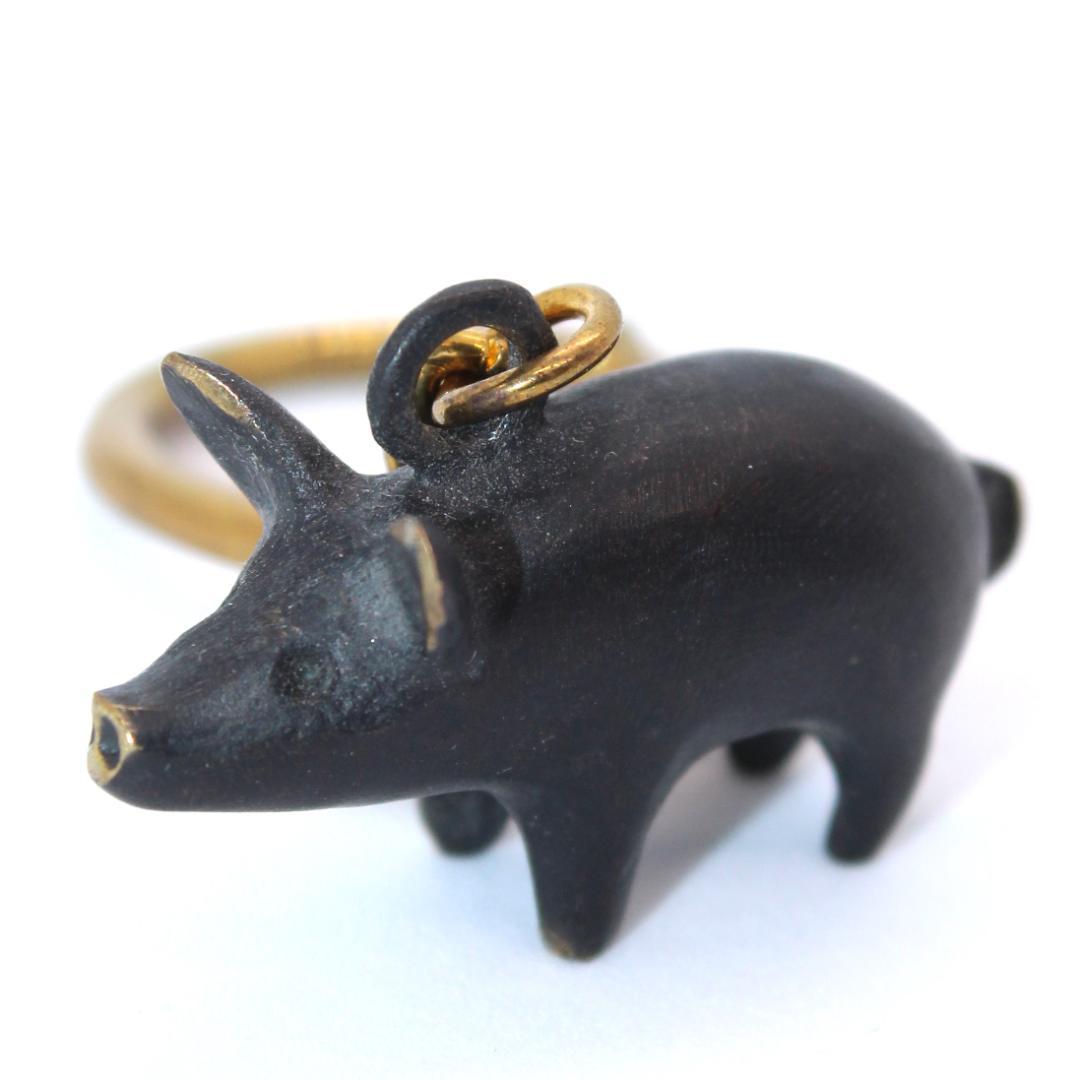 ウォルターボッセ　Walter Bosse　ぶた　オブジェ　キーホルダー