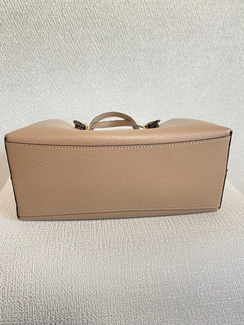 COACHコーチ モリートート ショルダーバッグ 2way レザー ベージュ