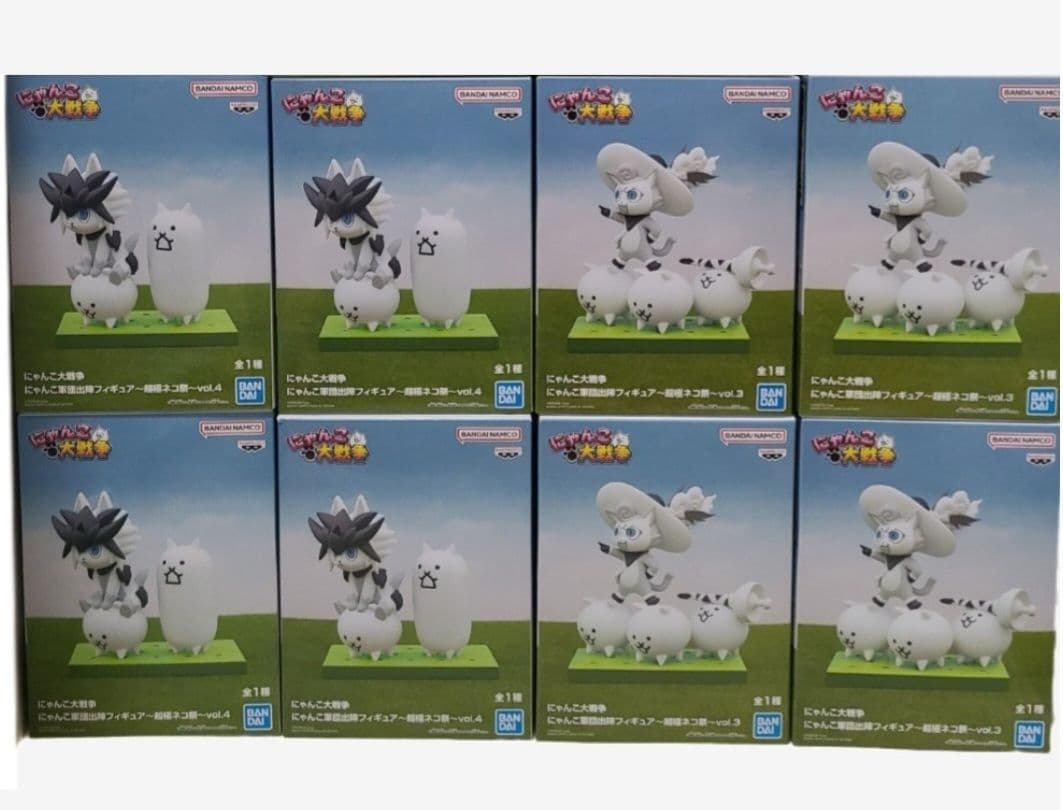 にゃんこ大戦争 にゃんこ軍団出陣フィギュア～超極ネコ祭～ フィギュア ８体