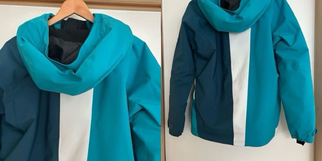 DESCENTE スキーウェア 青　白　Mサイズ