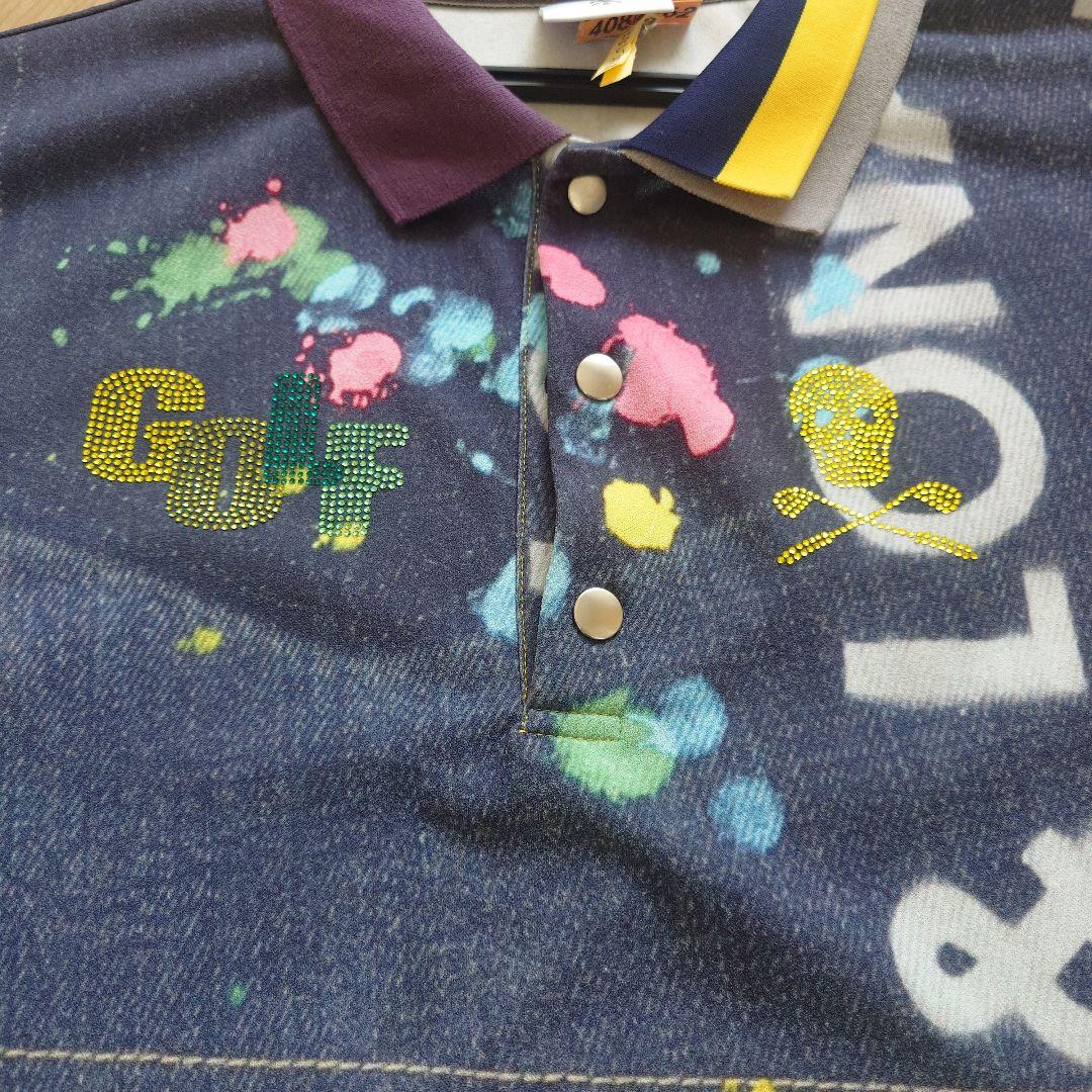 MARK & LONA ポロシャツ デニム調