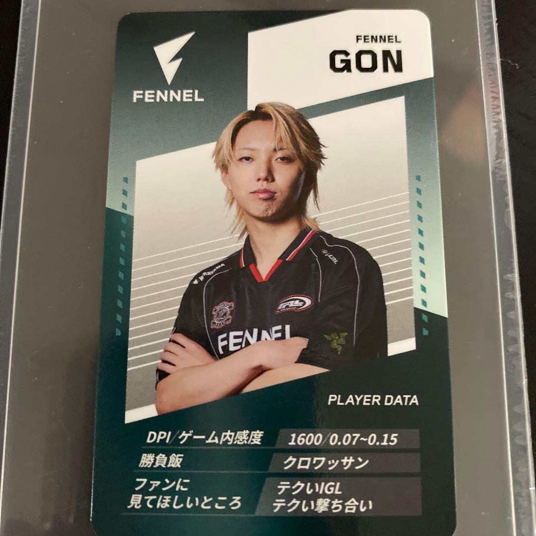 VCJ sp2 valorant プレイヤーカード FENNEL GON