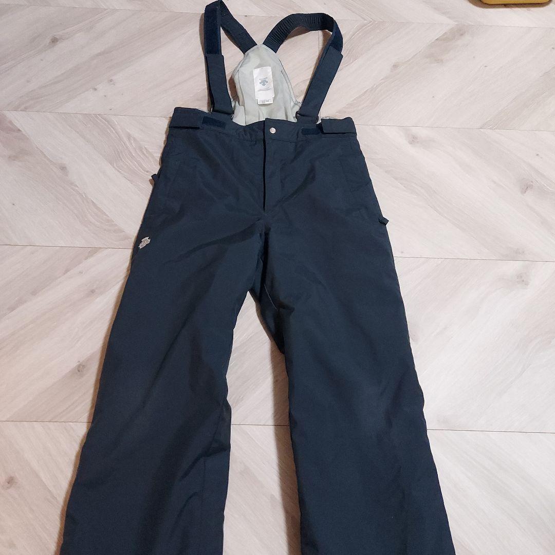 デサント　スキーウエア　150cm オフホワイト&ネイビー