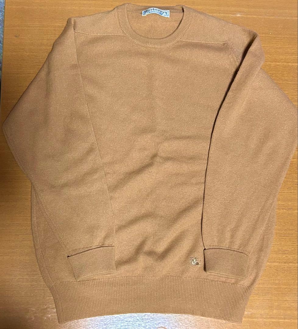 Burberrys ヴィンテージ100％カシミヤセーター　スコットランド製