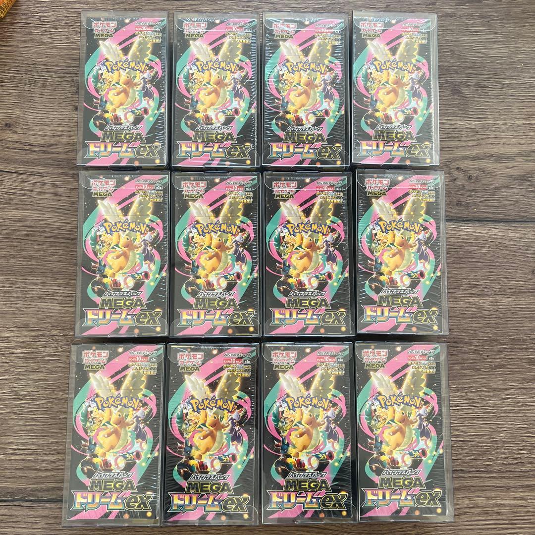 MEGAドリームex シュリンク付き 12BOX ポケモンカード ハイクラス