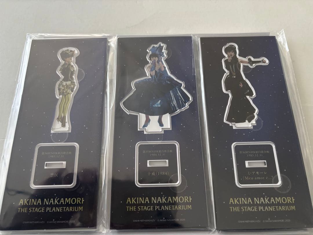 中森明菜 ザ・ステージ・プラネタリウム アクリルスタンド コンプリートセット