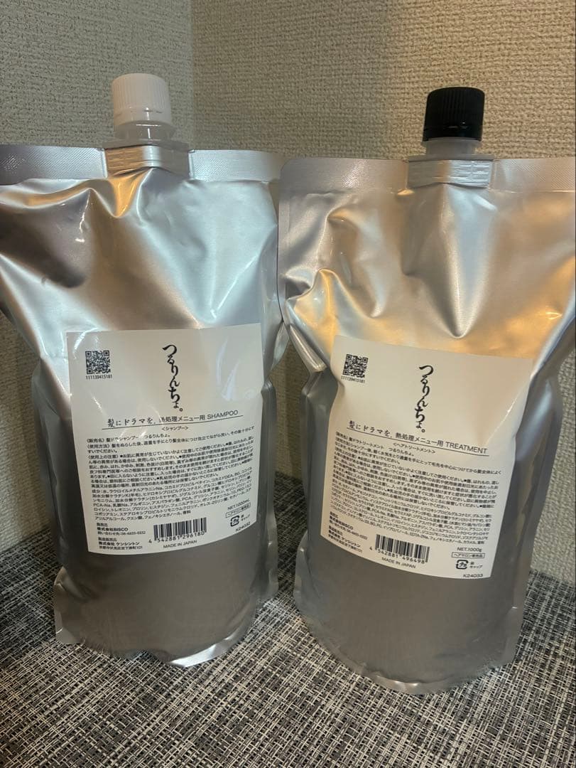 つるりんちょ。シャンプー＆トリートメント詰め替え