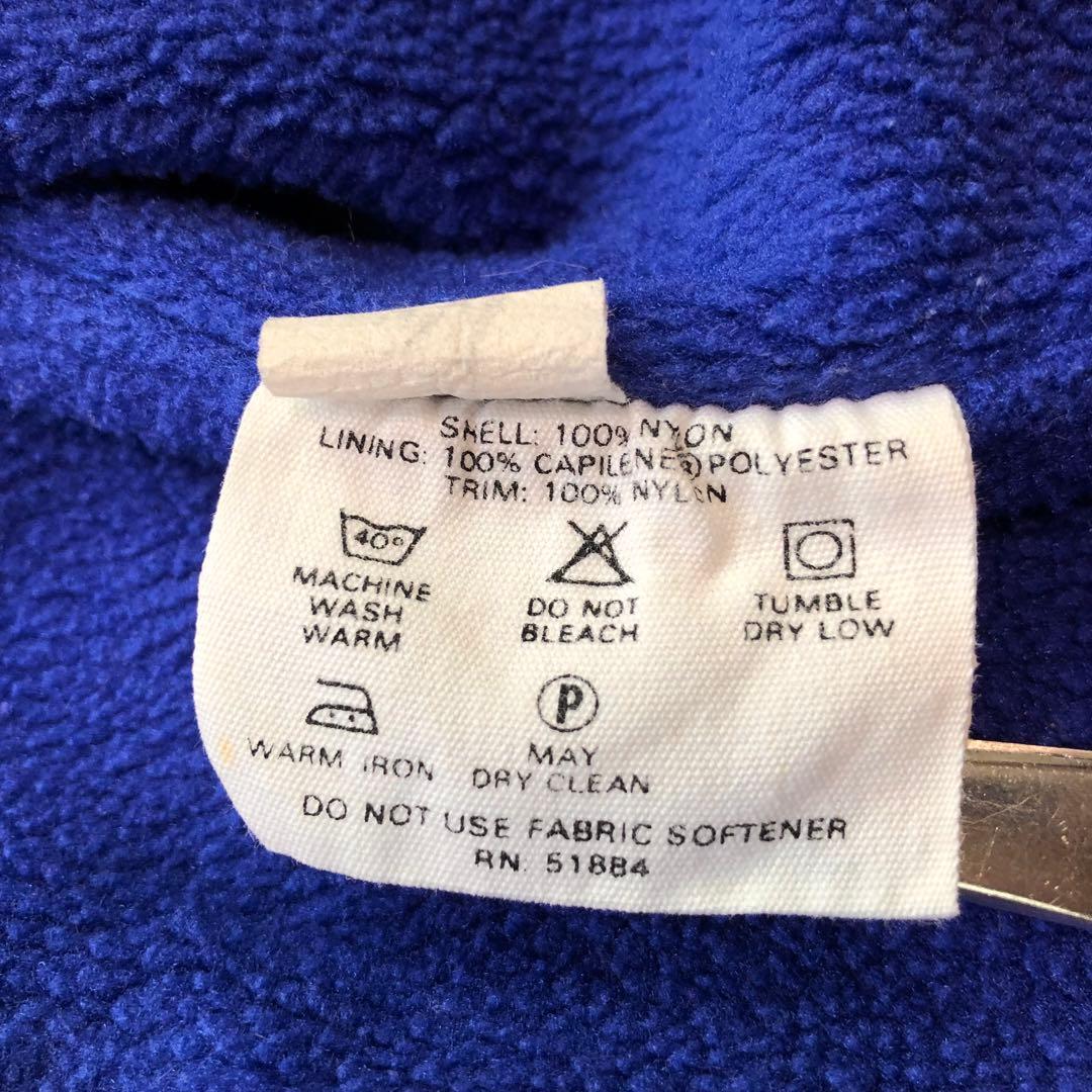 90s USA製 パタゴニア シェルドシンチラ ターコイズ フリース ジャケット