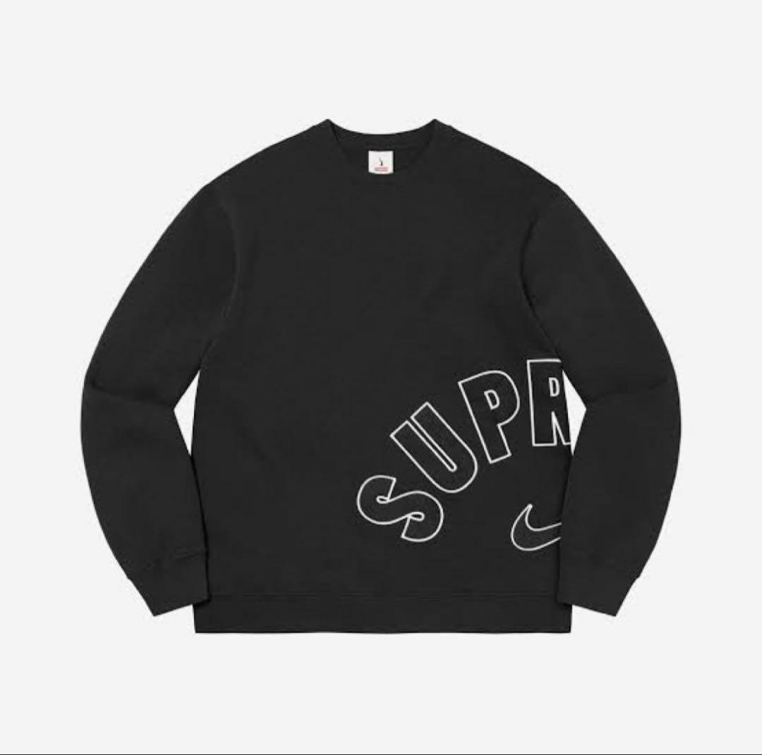 Supreme x Nike ブラック トレーナー