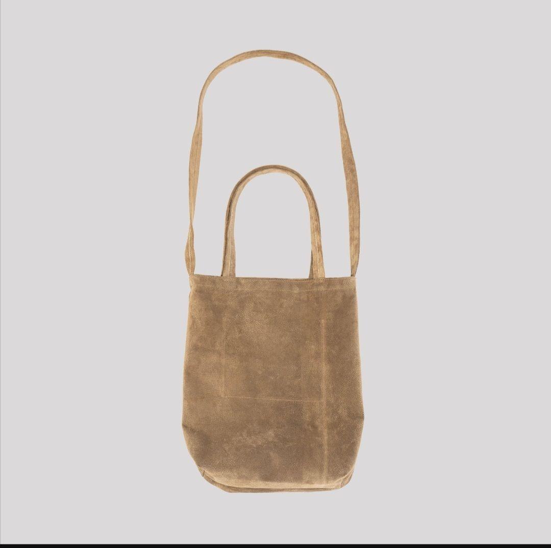 再掲！DECi ブラウン スエード ショルダーバッグ