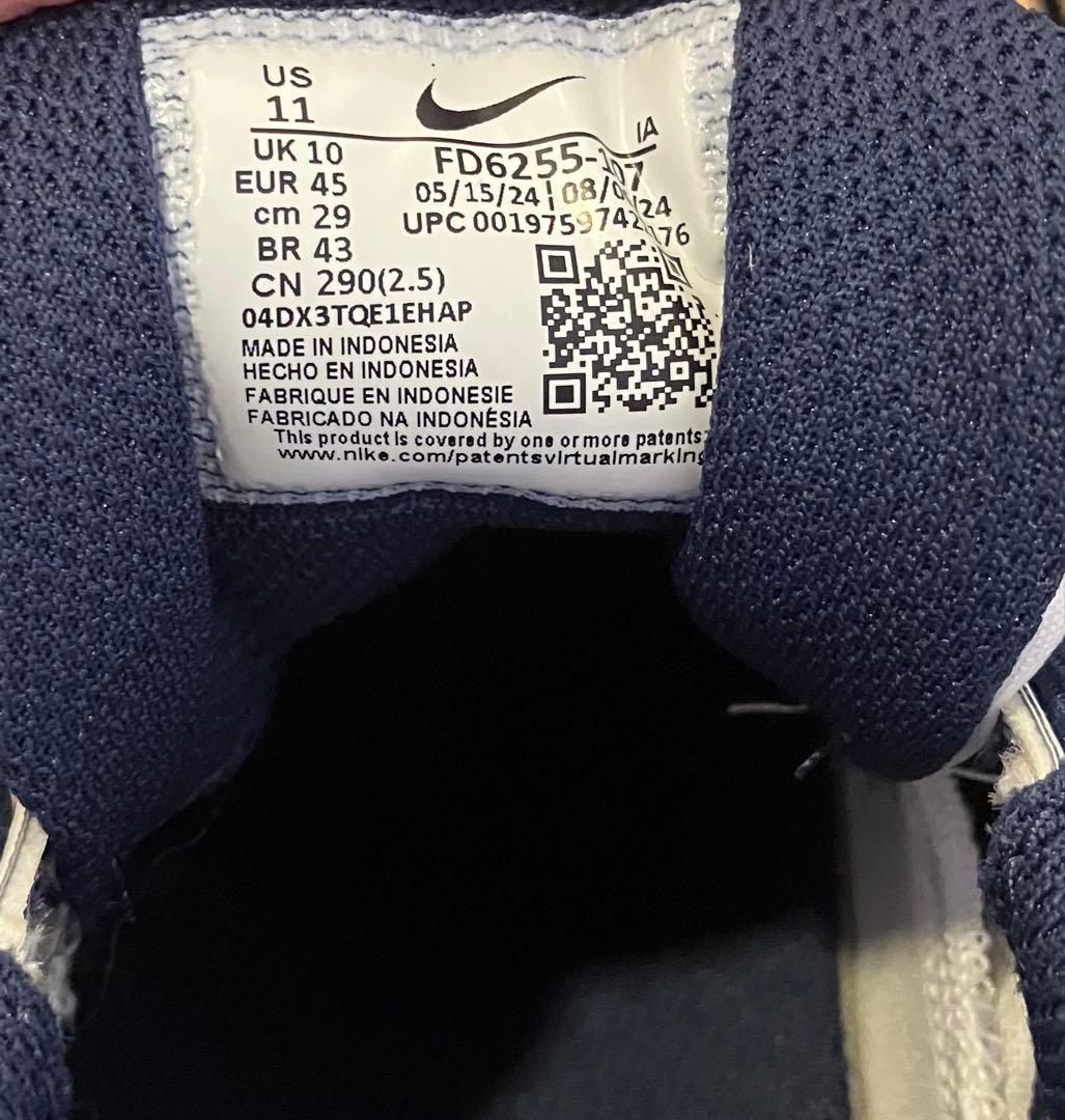 NIKE ポイントスパイク　ホワイト/ネイビー　29cm