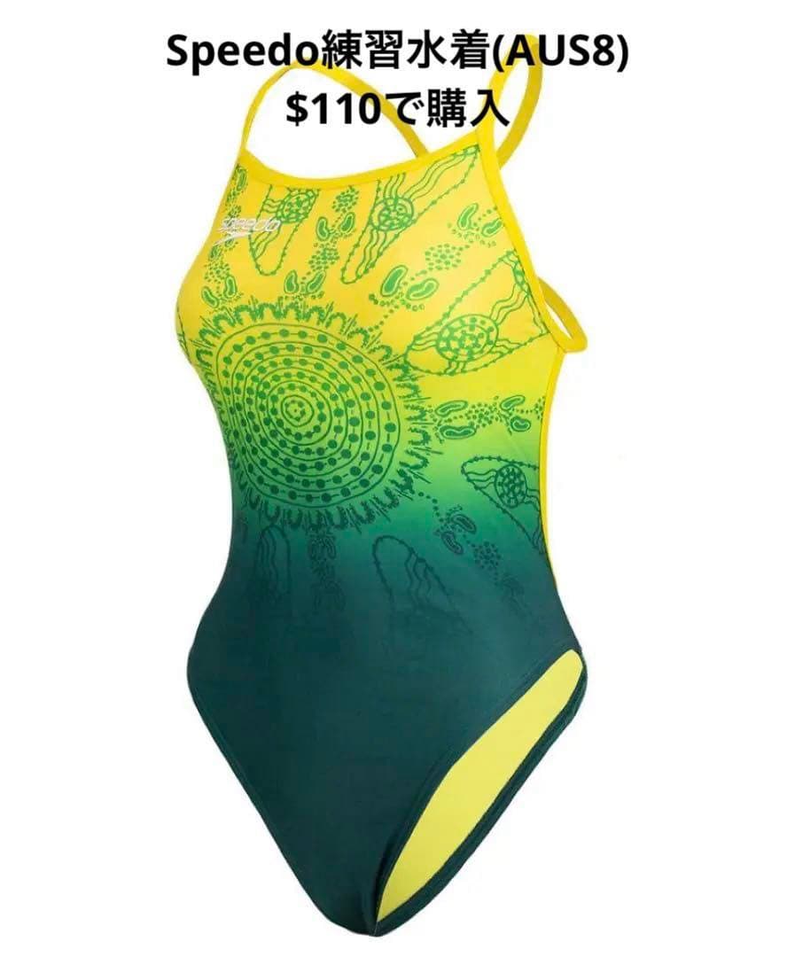 【限定】オーストラリア スピード 練習水着 AUS8(JP S/Mサイズ)
