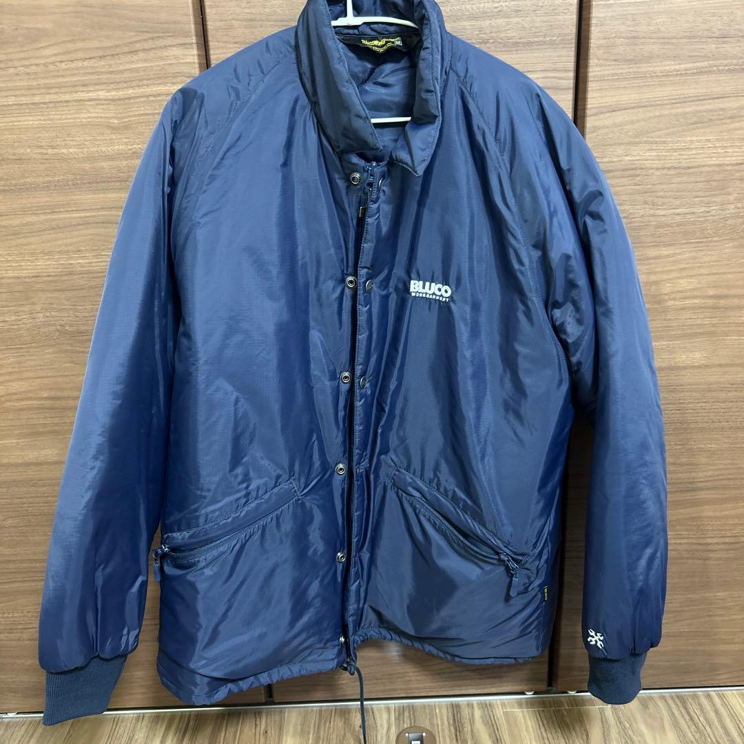 BLUCO ネイビー ダウンジャケット