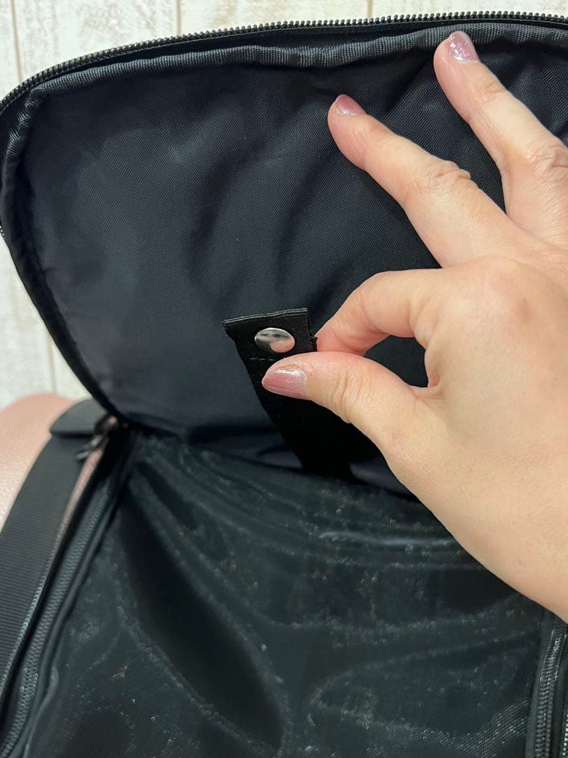 【傷あり】LuxeBirdie × Fa＊Faコラボキャリー メタリックピンク