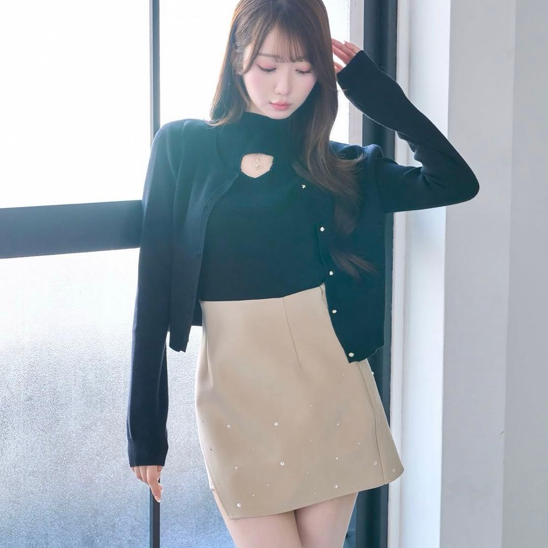 新品タグ付きロゼミューズ Chest charm Ens. knit tops