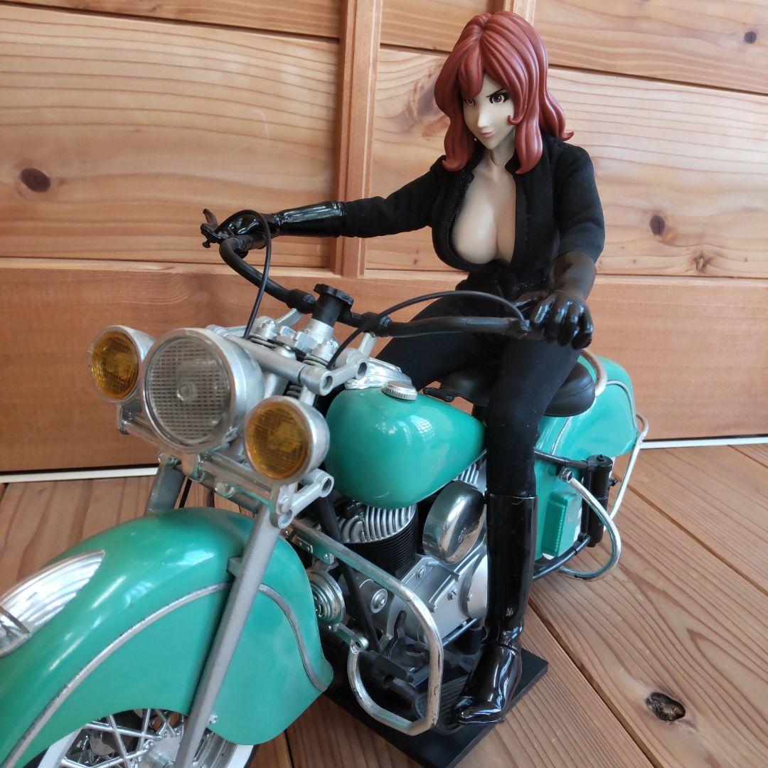 1/6 峰 不二子 可動フィギュア インディアン バイク 付き