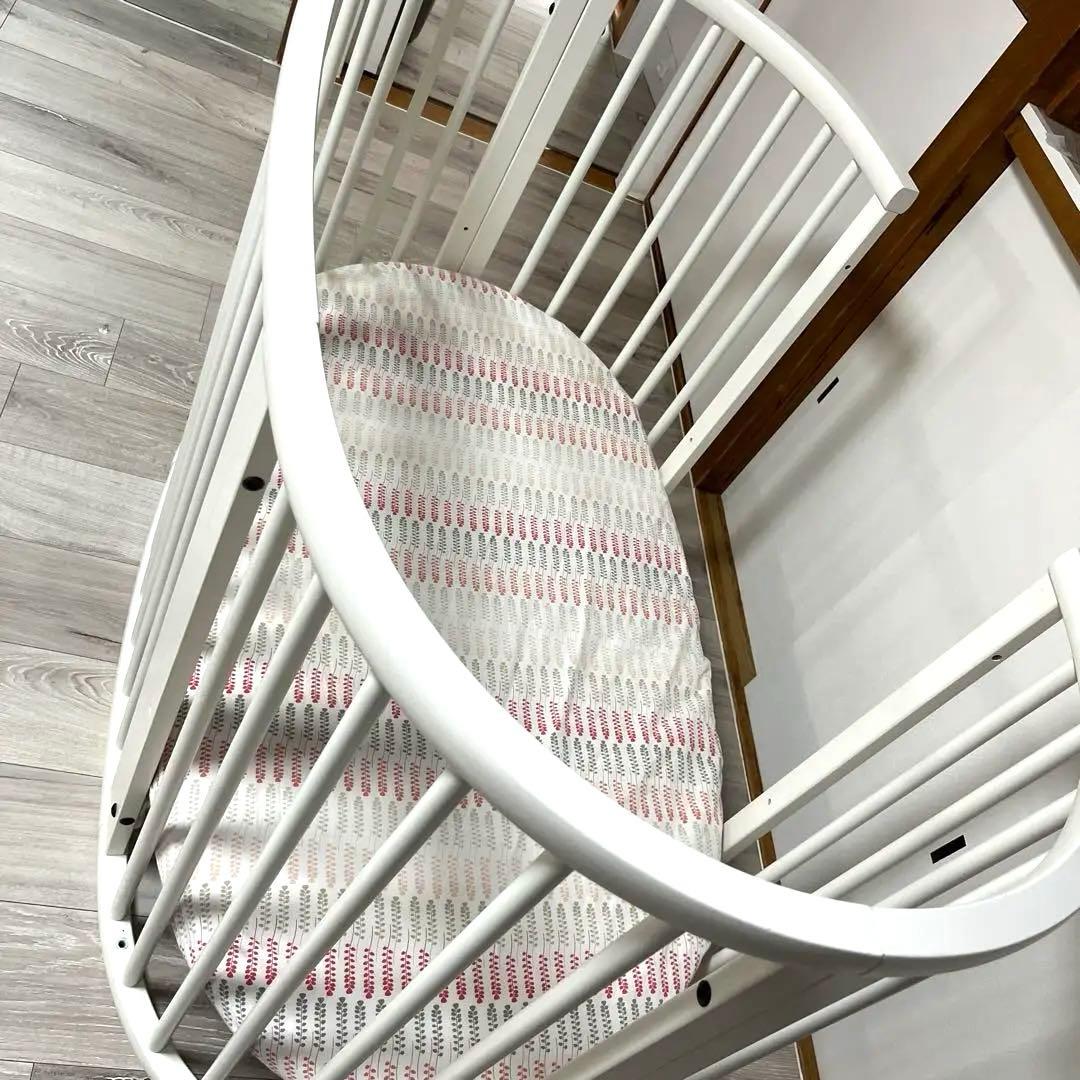 Stokke Sleepi ベビーベッド ホワイト　マットセット