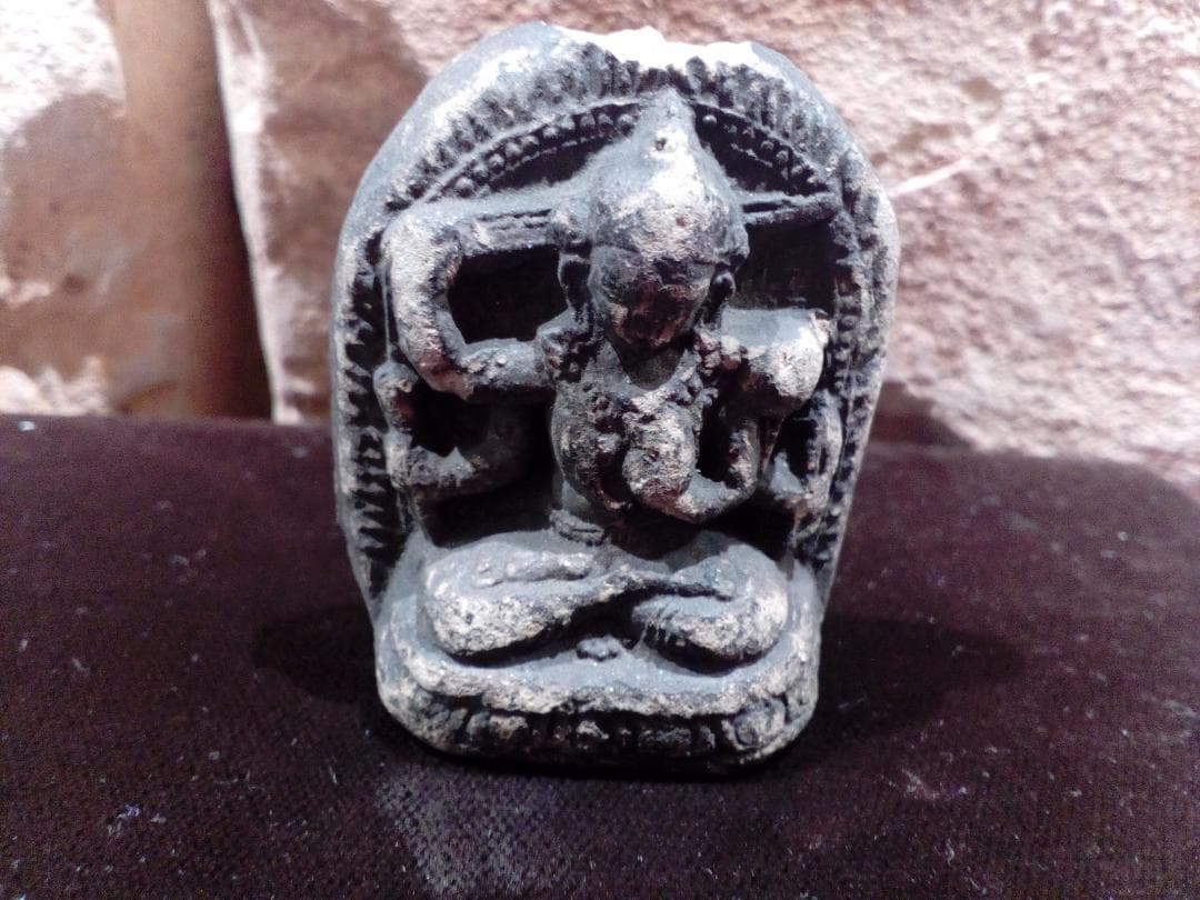 時代手練り古仏チベットマハカーラorタイプラクルアン魔除け御守り希少レア品