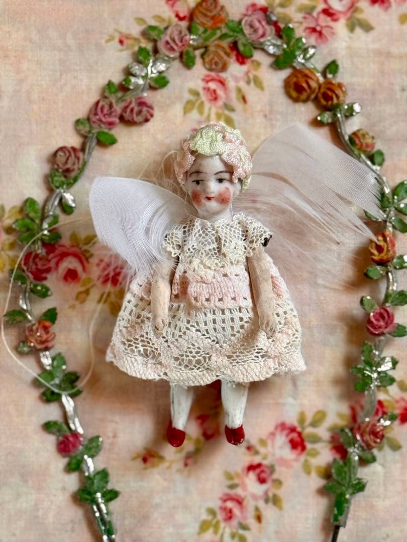 アンティーク　ミニョネット　＊天使＊　妖精　オールビスク