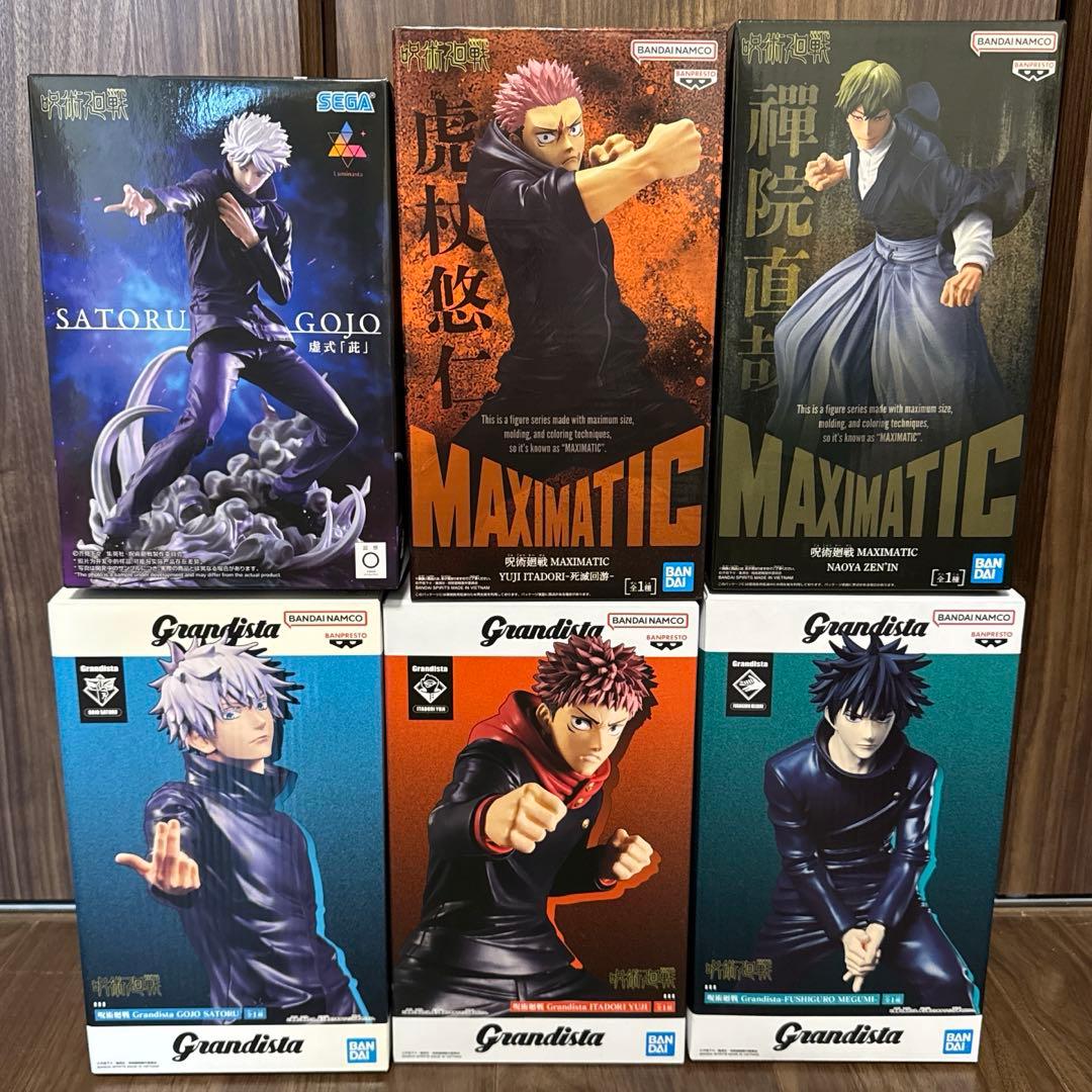呪術廻戦　フィギュア6体セット　グランディスタ　マキシマティック