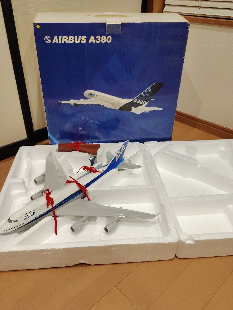 お値下げ 飛行機模型 ANA ボーイング747