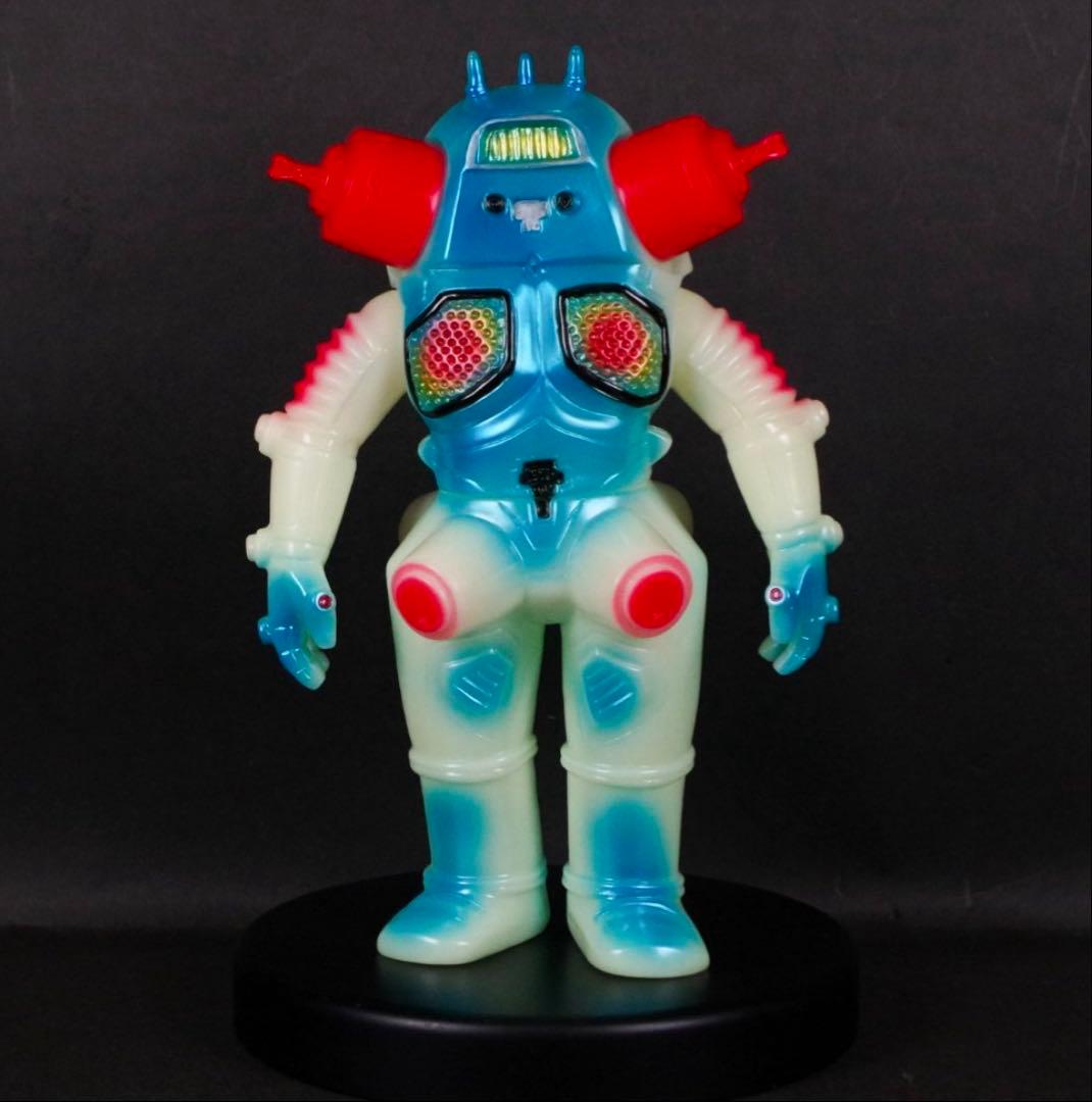 ブルマァク キングジョー 蓄光ブルー ソフビ 怪獣シリーズ