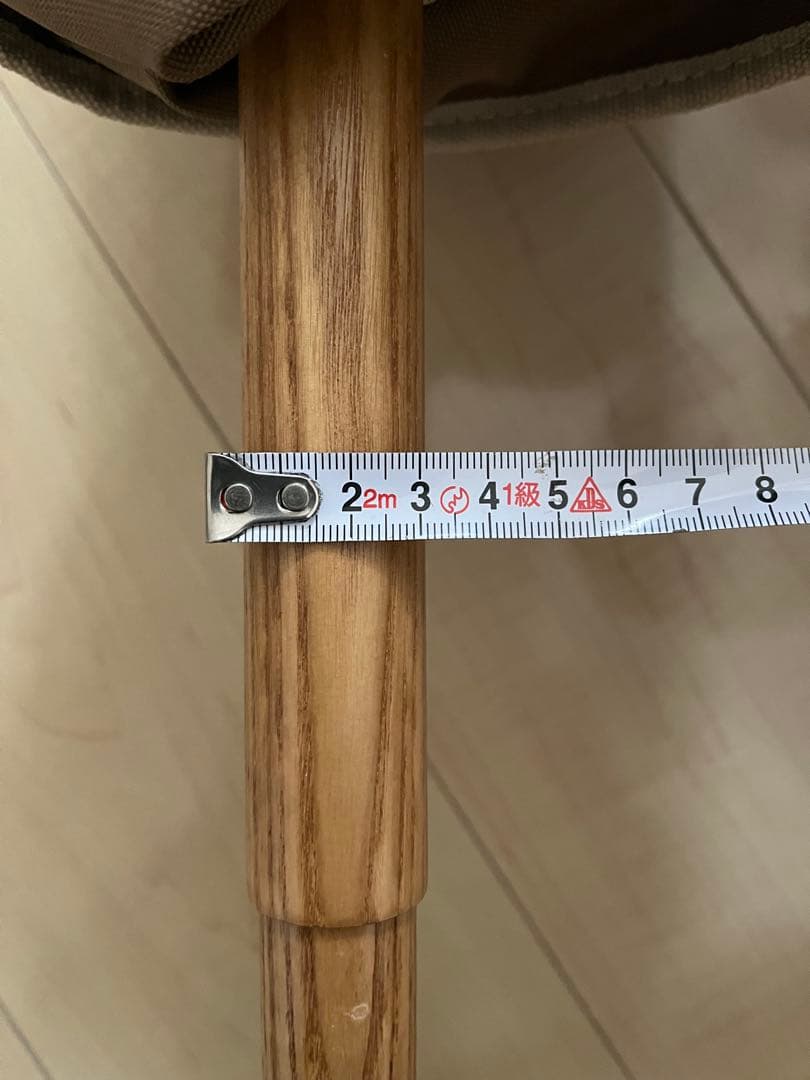 新品　タラスブルバ　木製　タープポール240　2本組　ケース付　ホワイトアッシュ