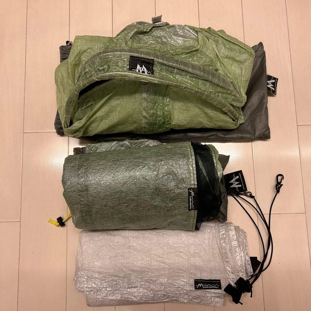 MLD DuoMid DCFインナー、グランドシートセット 補修有り 週末価格