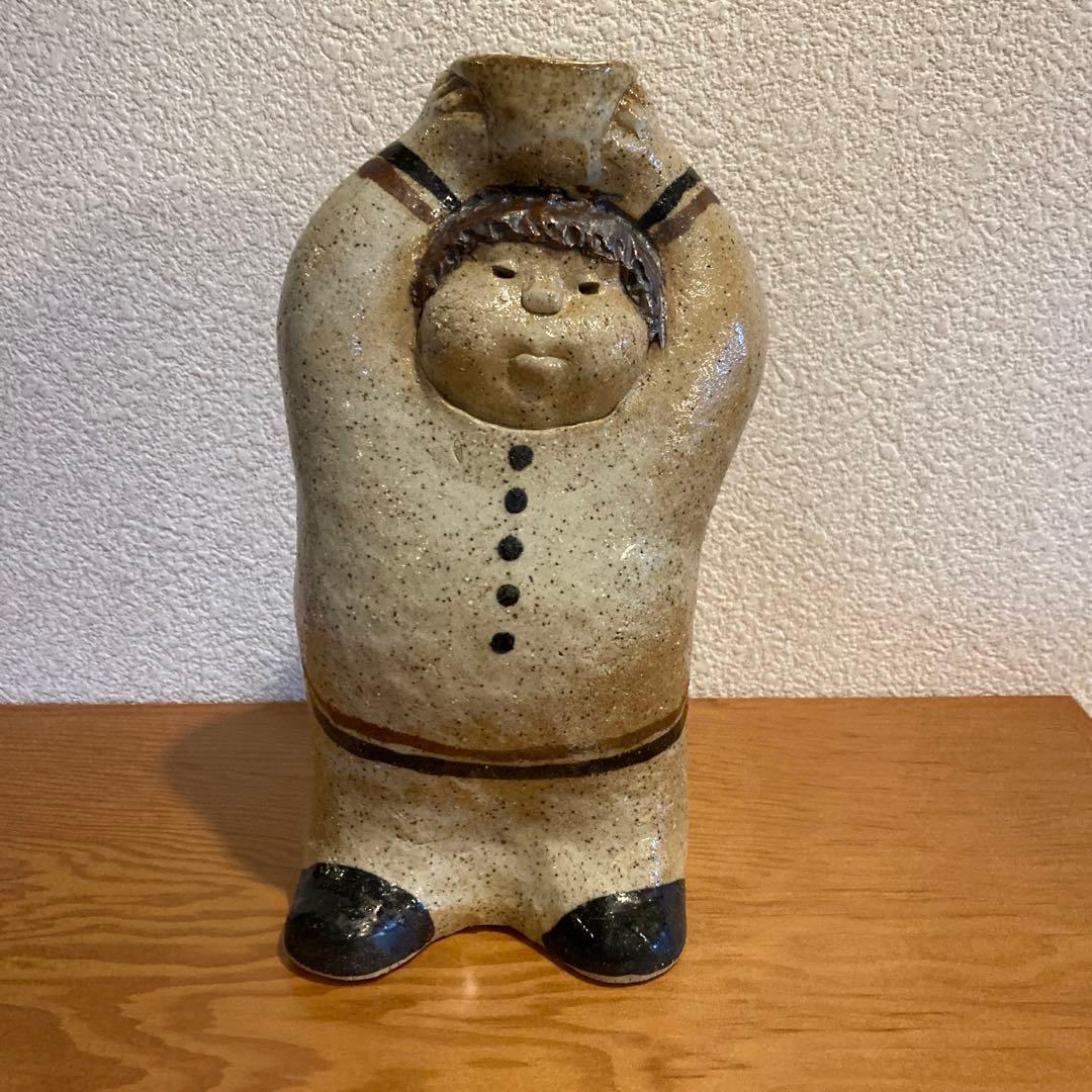 陶人形　阿部和唐　陶芸家　一点物
