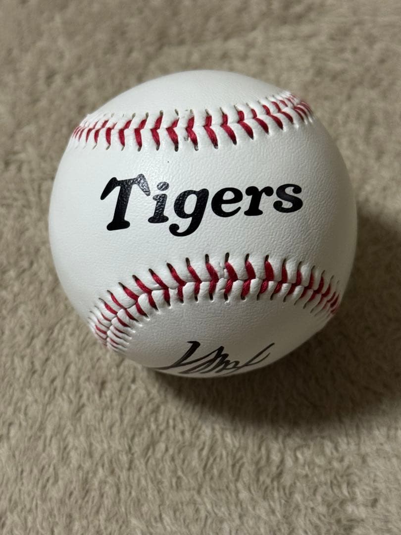 阪神タイガース　立石正広選手　非売品直筆サインロゴボール