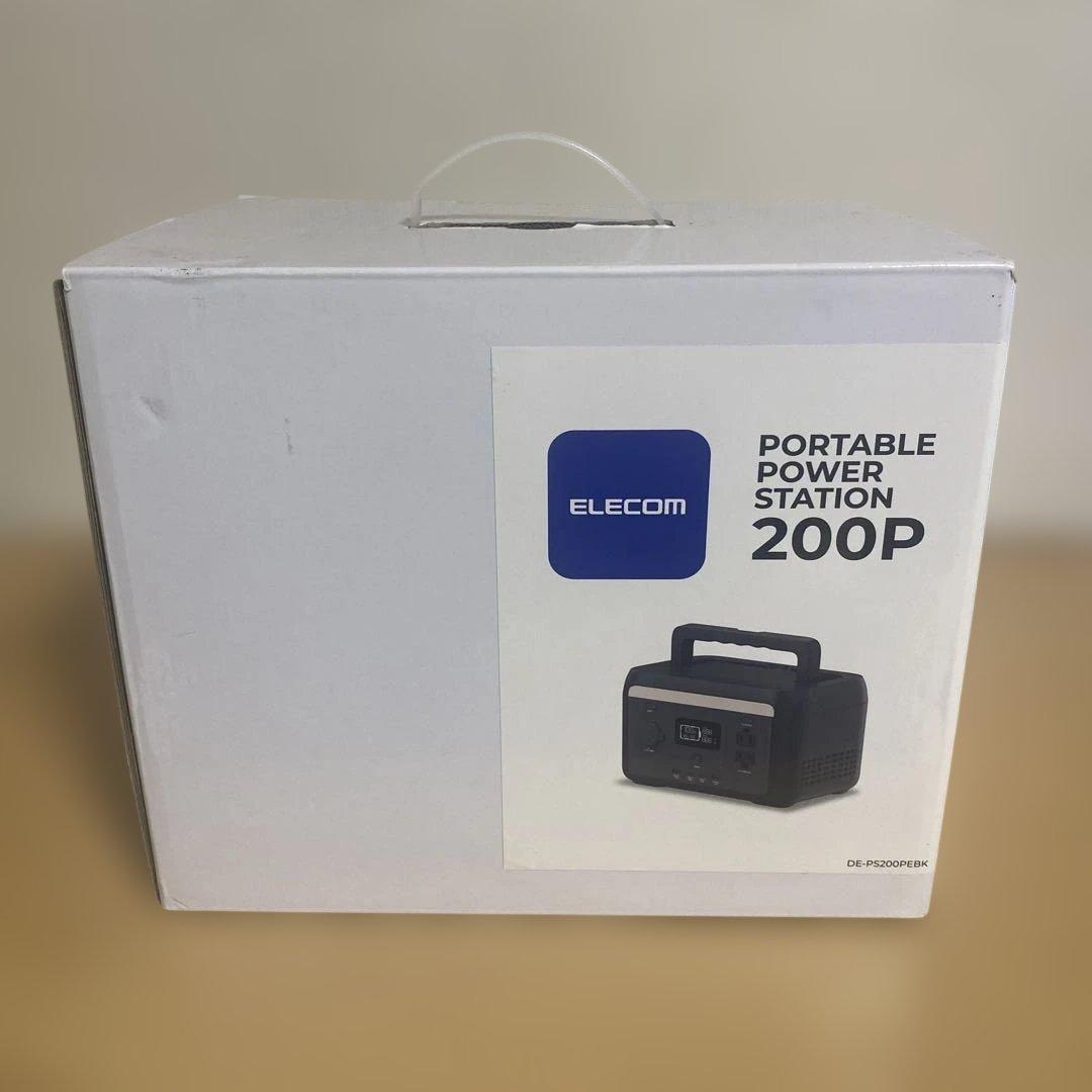 ✨ELECOM エレコム ポータブル電源 200P