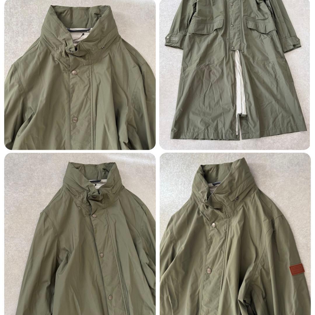 【未使用】AIGLE エーグル MTDライディングコート カーキ ロング フード