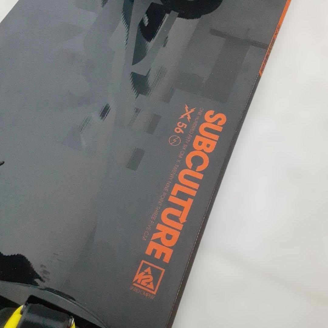 K2 SUBCULTURE スノーボードセット156 SONICバインディング付