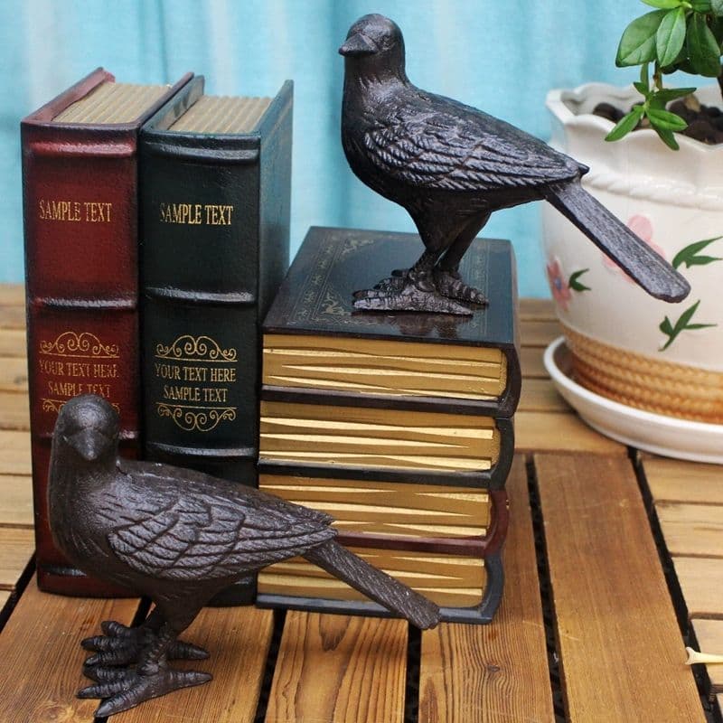 鉄器 小鳥 庭リビングテレビ棚 ワイン棚 玄関 本棚 装飾品 工芸品 置物
