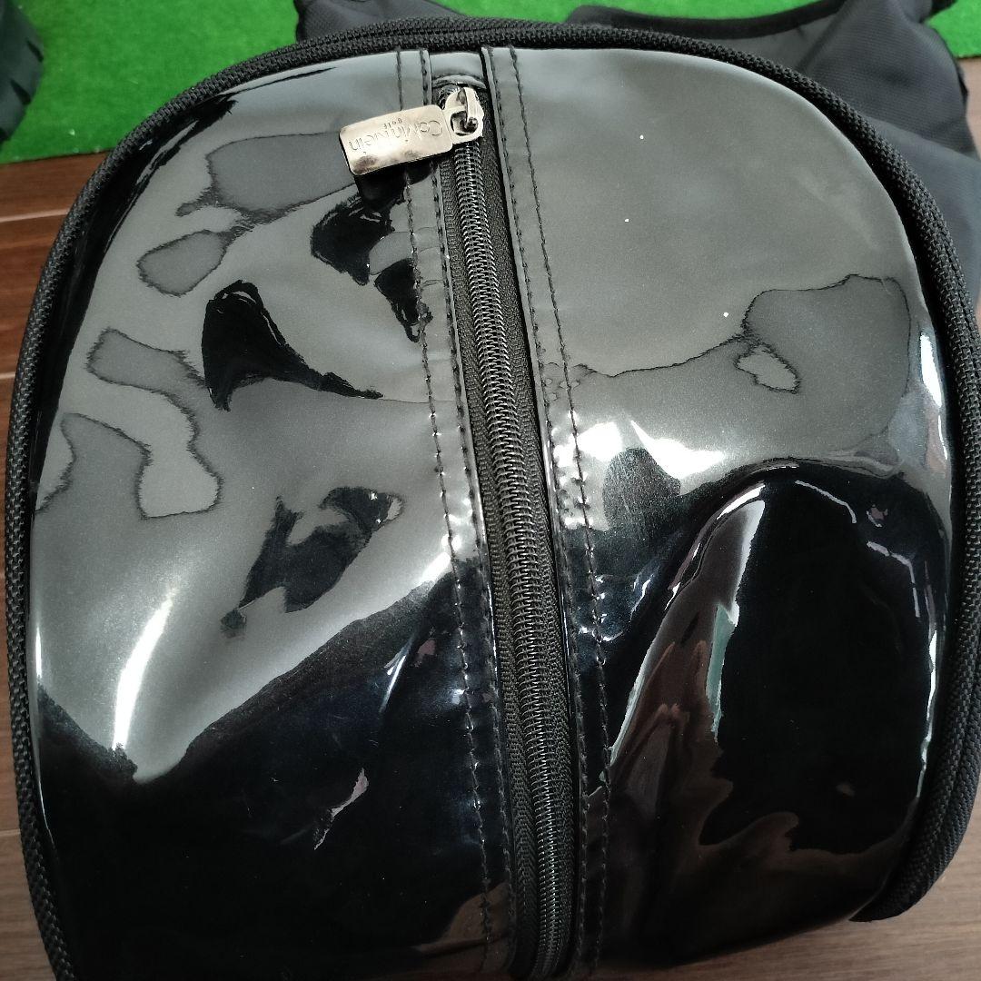   ゴルフ キャディバッグ スタンド式 ブラック