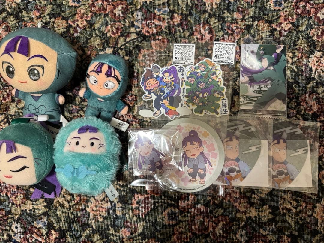 忍たま乱太郎 立花仙蔵 ほわぬい フェイスバッジ ちびぐるみ くるたぴぬい