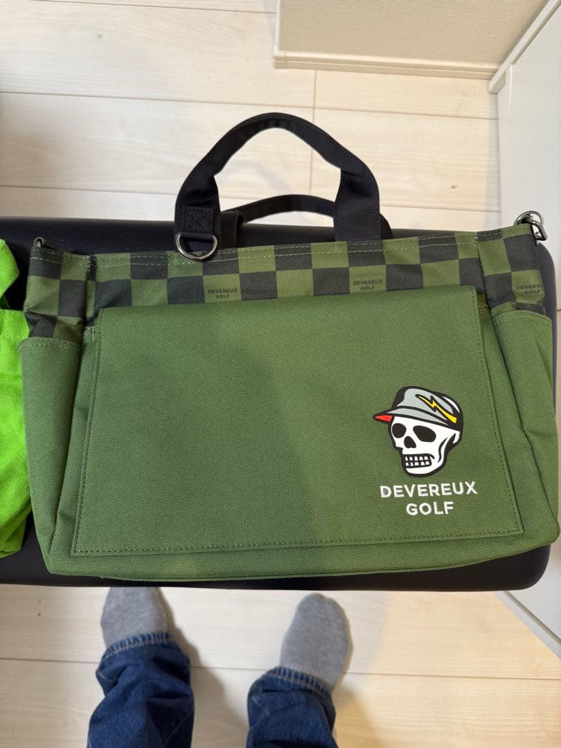 DEVEREUX GOLF バック　カーキ