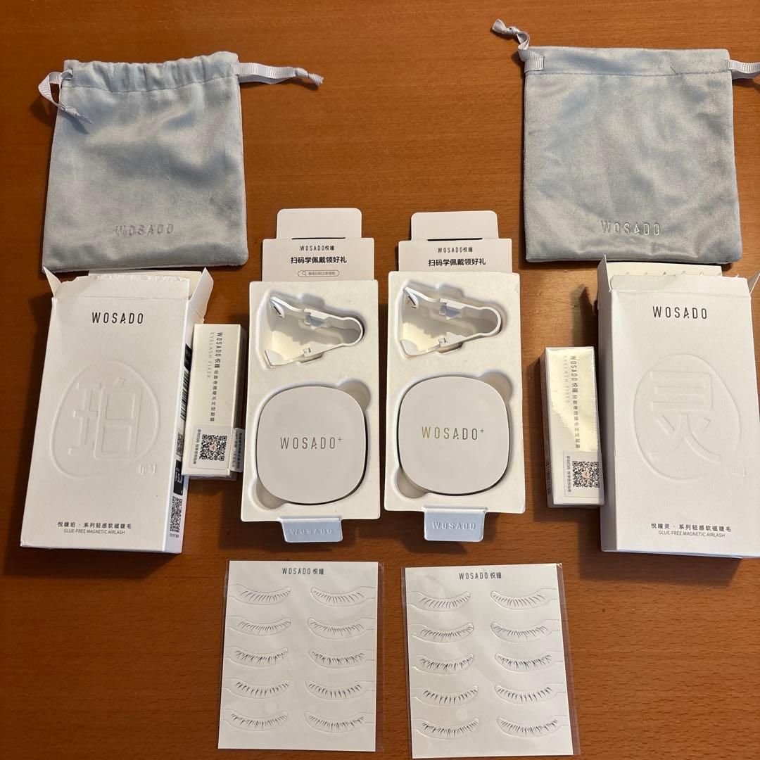 WOSADO つけまつげ　マグネット　2セット