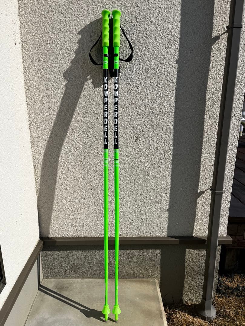 コンパーデル　KOMPERDELL スキー　ストック ポール　競技用125cm