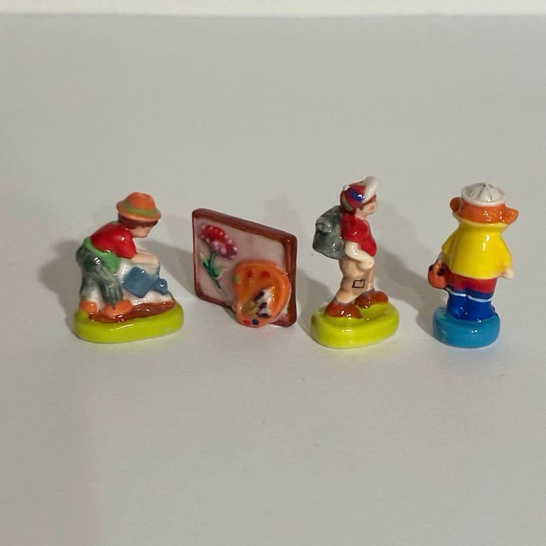 私の趣味　フェーブ　ヴィンテージ　フランス　陶器　ミニチュア　自転車　パレット