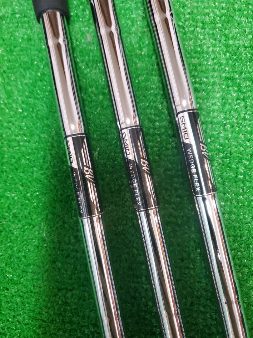【美品】タイトリスト.ボーケイSM10.ニッケル.3本セット.コーティング済