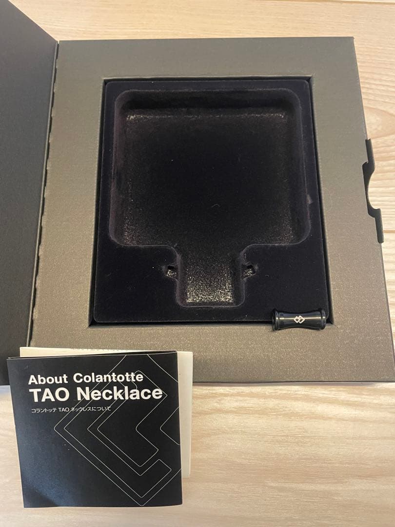 k*n様 Colantotte TAO ネックレス マットブラック　トップのみ