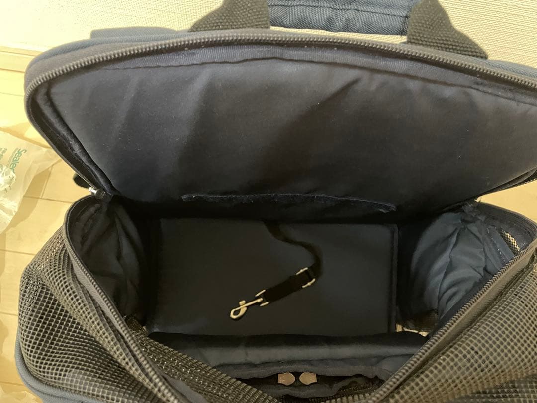 ペットパラダイス スヌーピー ハグ＆リュック キャリーバッグ ネイビー 小型犬