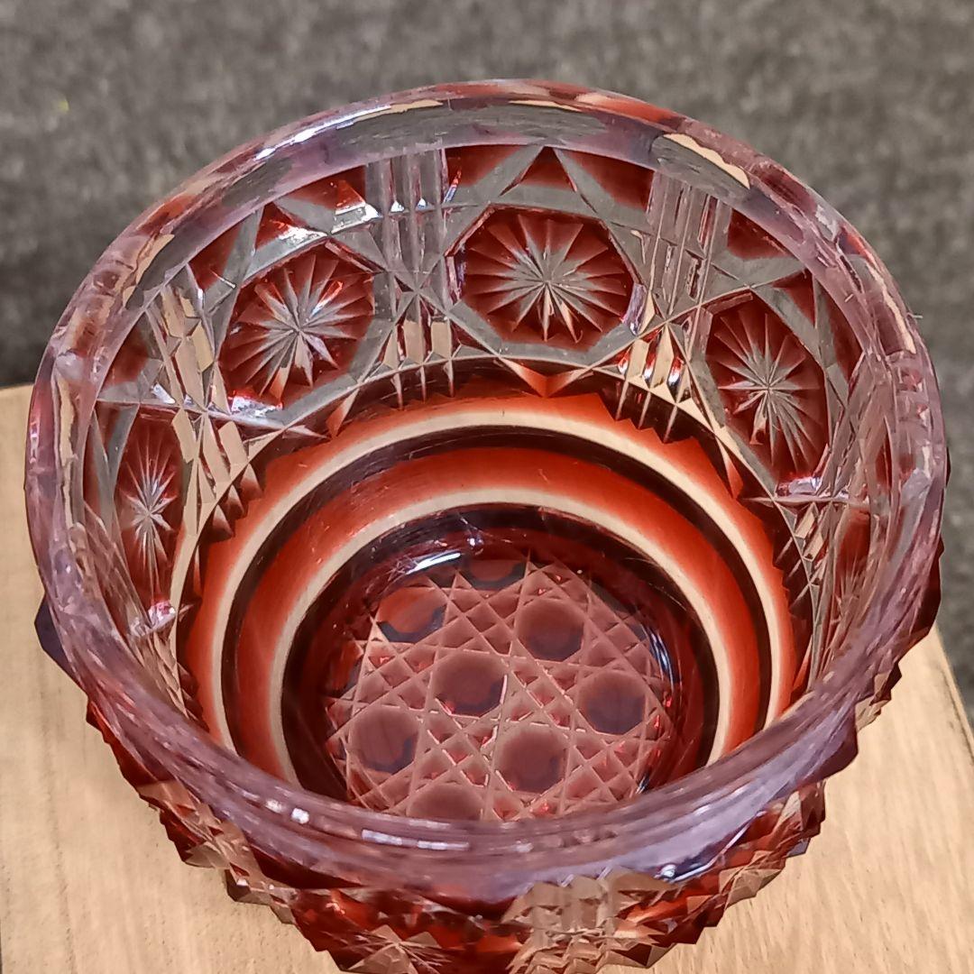 未使用品 復元 島津薩摩切子 切子猪口 尚古集成館　監修