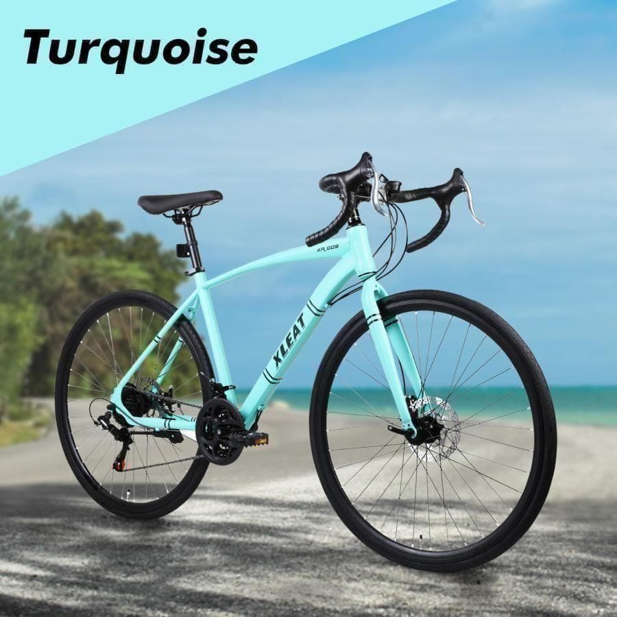 ロードバイク 700cシマノ製 21段変速ライト スタンド付 自転車R2088