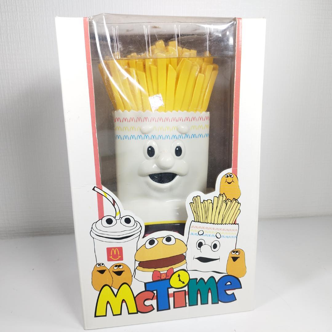 マクドナルド MCタイム 貯金箱 時計 ポテト マックシェイク 新品 IA2T