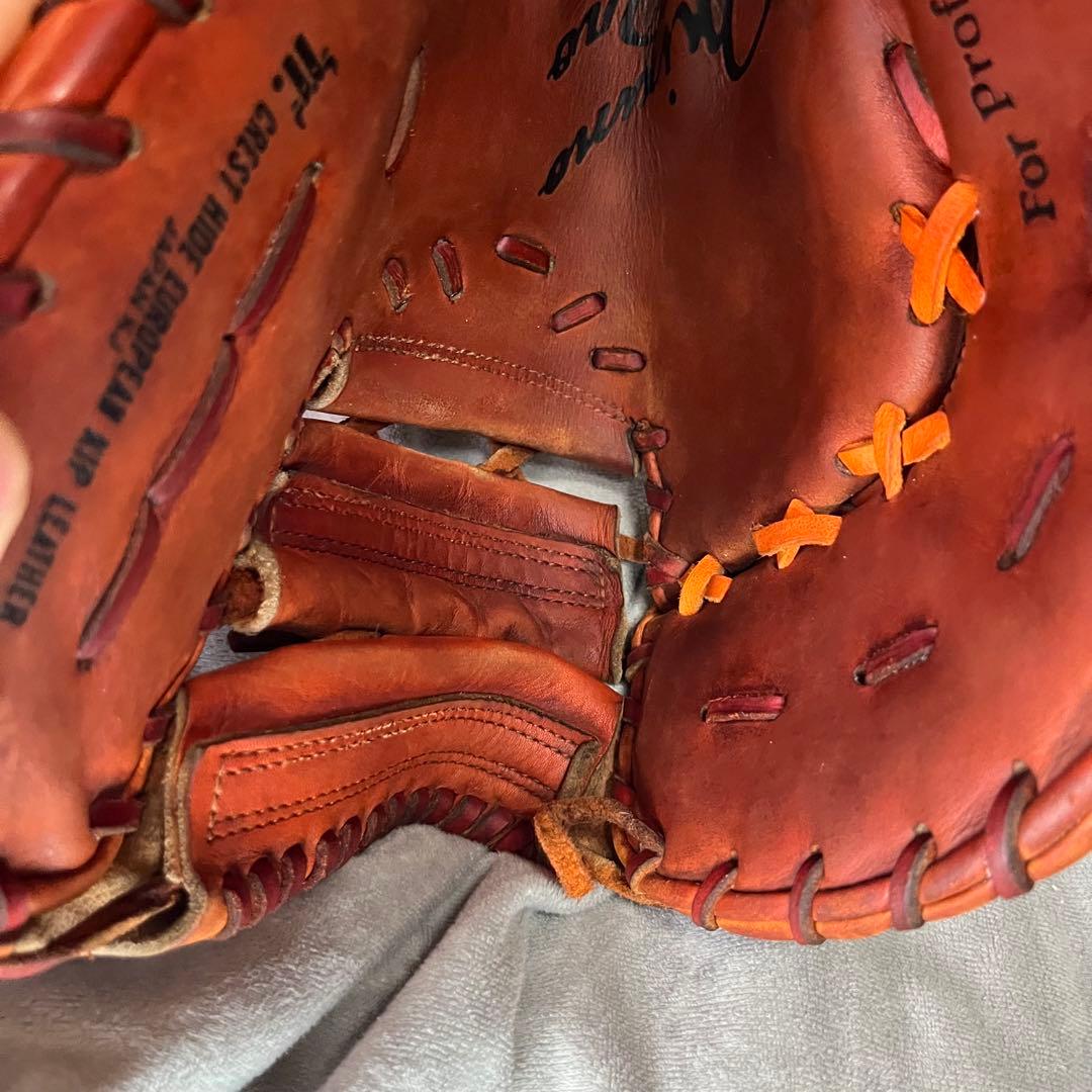 プロ支給品　ミズノプロ　硬式ファーストミット　ヨーロピアンキップレザー　Mマーク