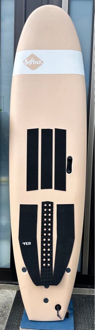 【未使用】SOFTEC 7ft ハードカバー、デッキパッド、リーシュコード