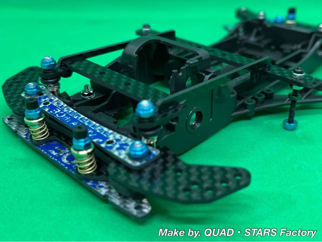 【ミニ四駆・FM-A用】2軸ATピボットバンパー＋フロント提灯【30周年】