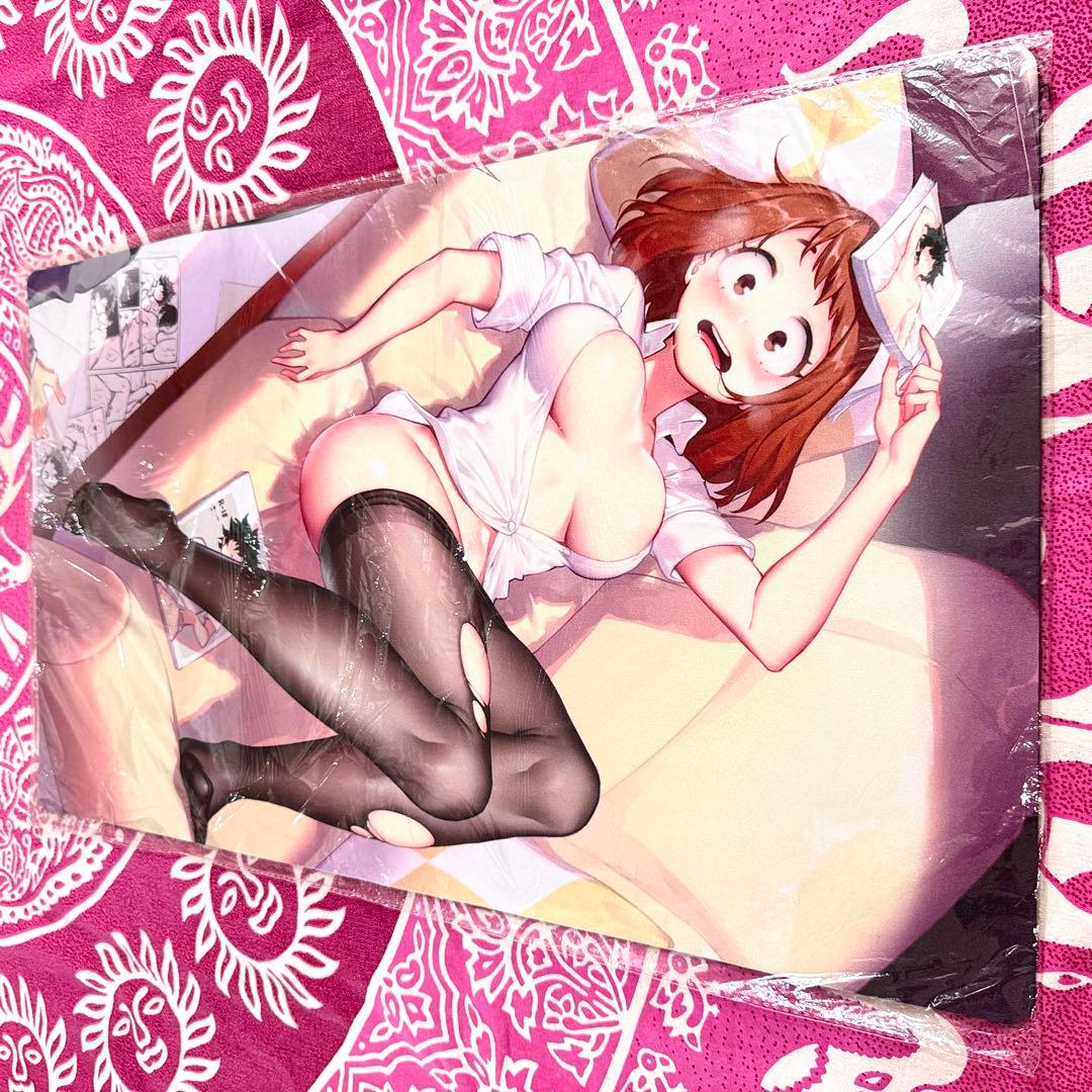 【超貴重】僕のヒーローアカデミア ヒロアカ 麗日お茶子 マスクの中 プレイマット